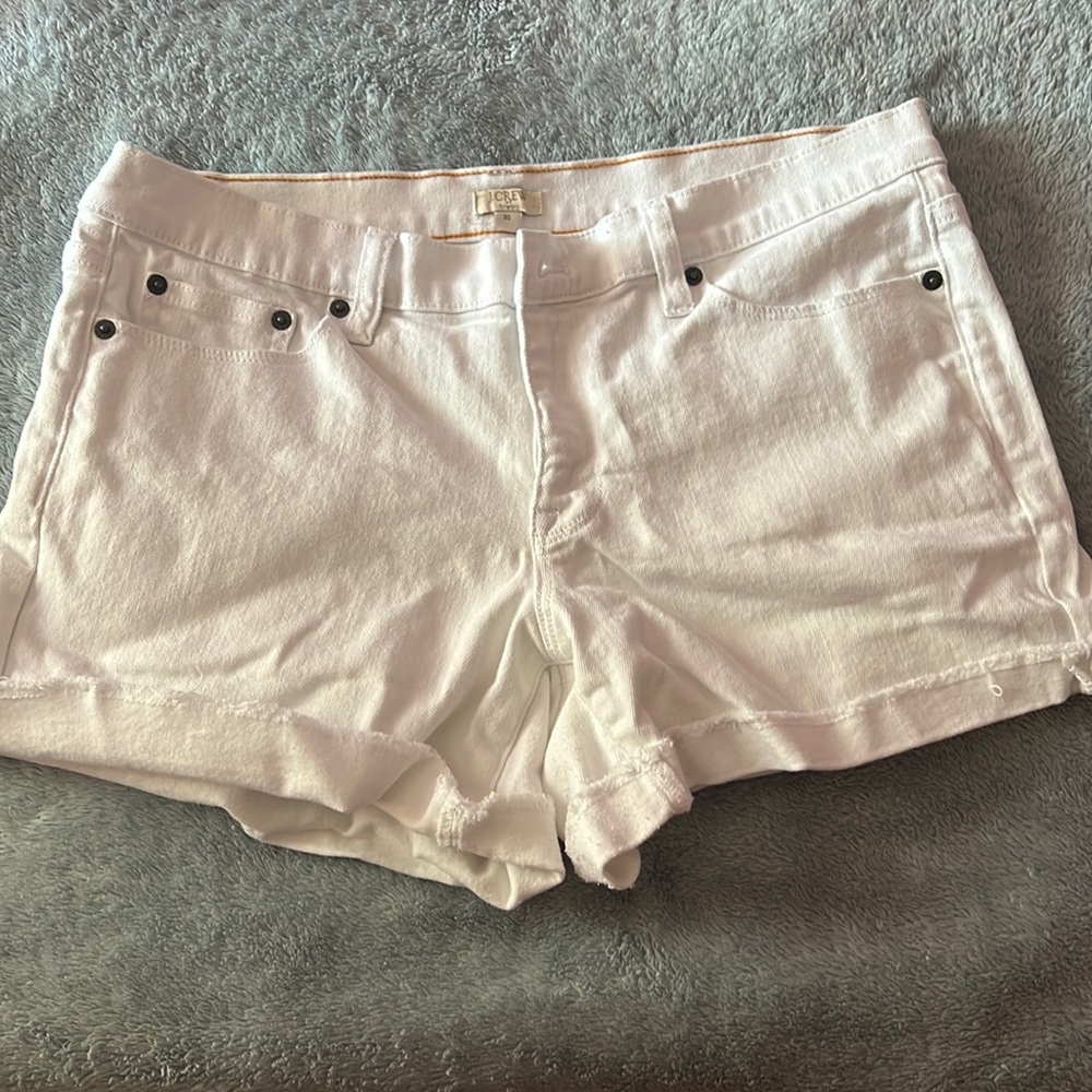 Jcrew white shorts